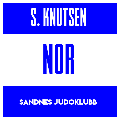 Rygnummer for Sander Knutsen