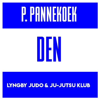 Rygnummer for Patrick Pannekoek