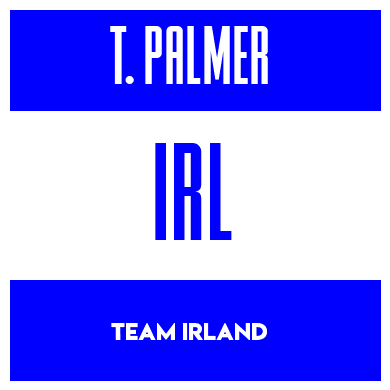 Rygnummer for T.j. Palmer