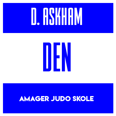 Rygnummer for Djoni Askham