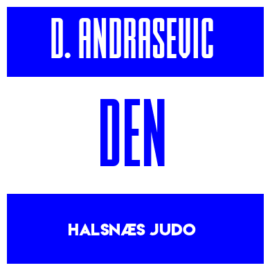Rygnummer for Daniel Andrasevic