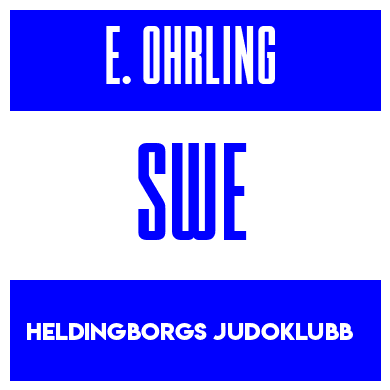Rygnummer for Ebbe Ohrling