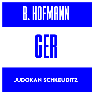 Rygnummer for Bruno Hofmann
