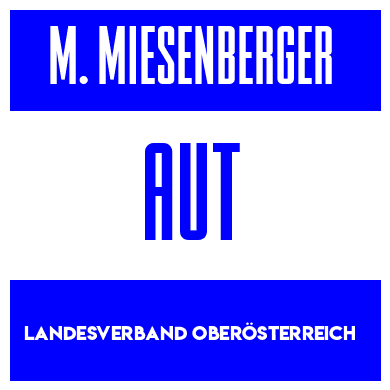 Rygnummer for Martin Miesenberger