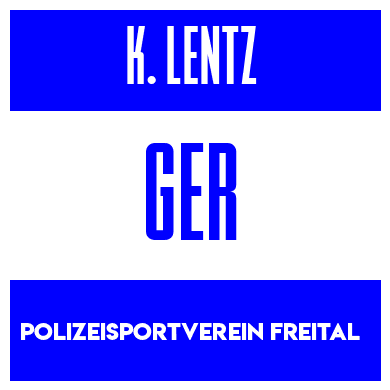 Rygnummer for Karl Lentz