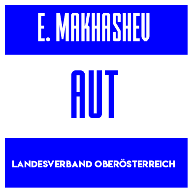 Rygnummer for Elbert Makhashev