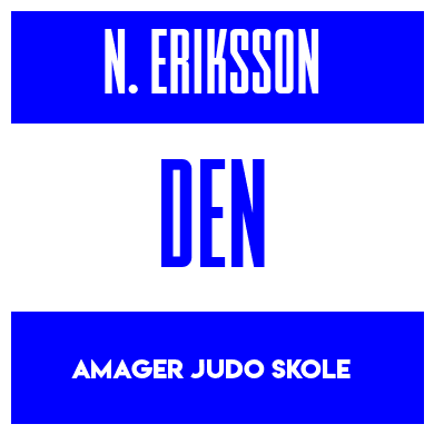 Rygnummer for Nóel S. Eriksson