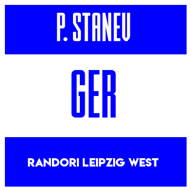 Rygnummer for Petar Stanev