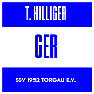Rygnummer for Theo Hilliger