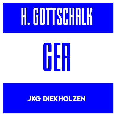 Rygnummer for Hedda Gottschalk