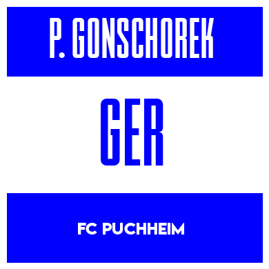 Rygnummer for Philipp Gonschorek