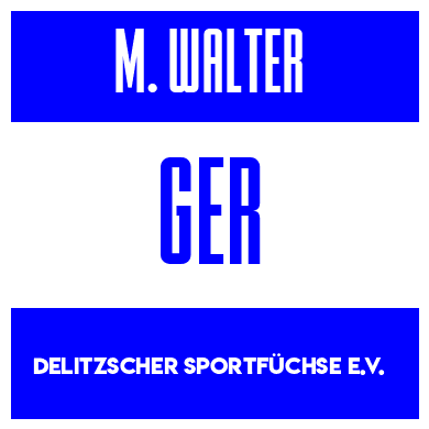 Rygnummer for Moritz Walter