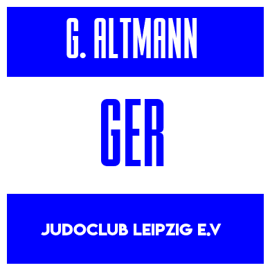 Rygnummer for Gustav Altmann
