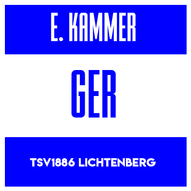 Rygnummer for Erik Kammer