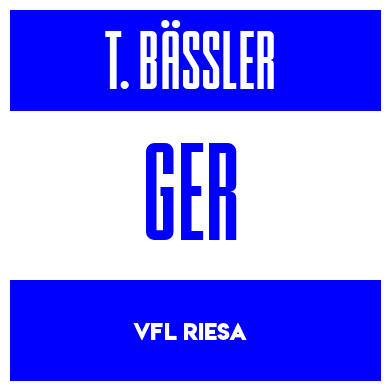 Rygnummer for Tess Bässler