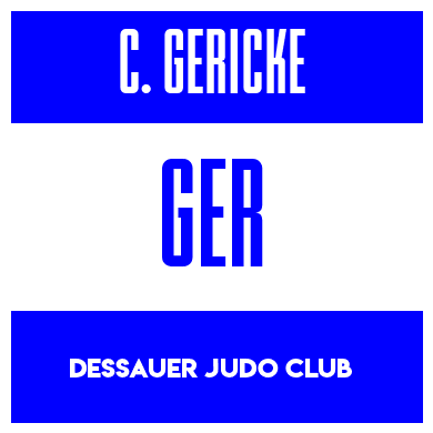 Rygnummer for Carlo Gericke