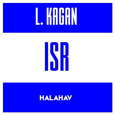 Rygnummer for Lotam Kagan