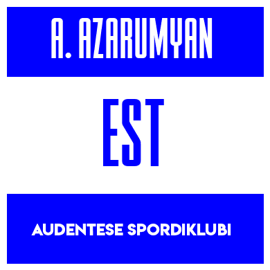 Rygnummer for Artak Azarumyan