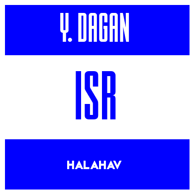 Rygnummer for Yiftach Dagan
