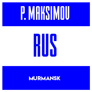 Rygnummer for Pavel Maksimov