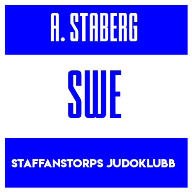 Rygnummer for Axel Staberg