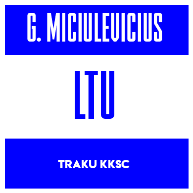 Rygnummer for Gustas Miciulevicius