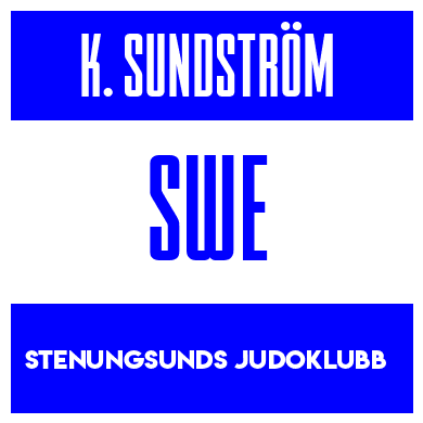 Rygnummer for Karl Sundström