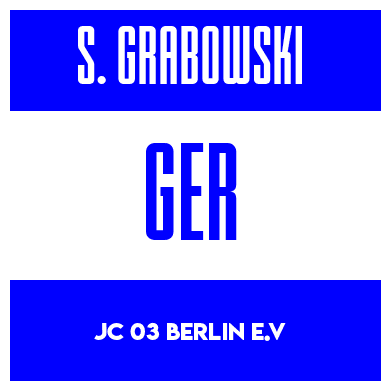 Rygnummer for Sebastian Grabowski