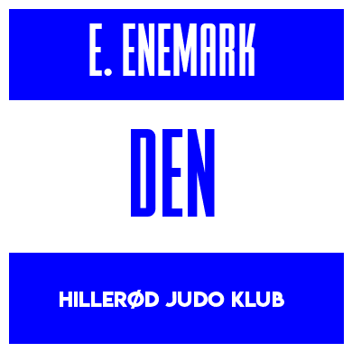 Rygnummer for Elias Enemark