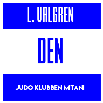 Rygnummer for Lukas Berg Valgren