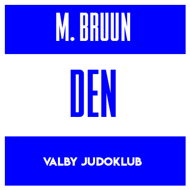 Rygnummer for Martin Rud Bruun