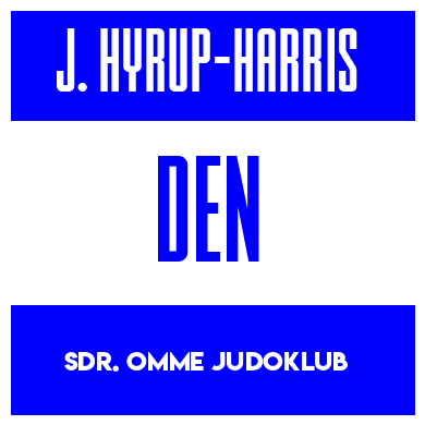 Rygnummer for Jacob Hyrup-Harris