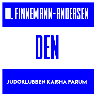 Rygnummer for William Finnemann-Andersen