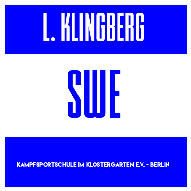 Rygnummer for Linus Klingberg