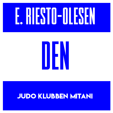 Rygnummer for Else Riesto-Olesen