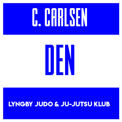Rygnummer for Carl Allerup Carlsen