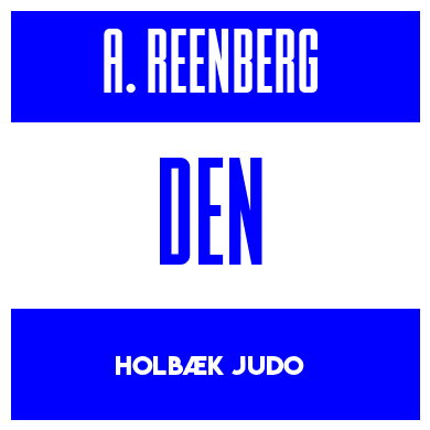 Rygnummer for Albert Reenberg