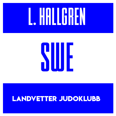 Rygnummer for Linus Andersson Hallgren