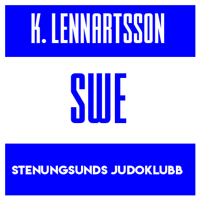 Rygnummer for Karl Lennartsson