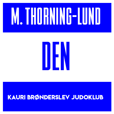 Rygnummer for Mathis Thorning-Lund