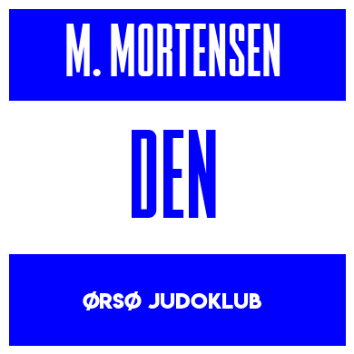 Rygnummer for Mathias østerballe Mortensen