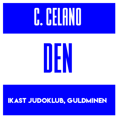 Rygnummer for Christian Clæsøe Celano