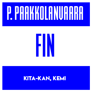 Rygnummer for Paulus Paakkolanvaara