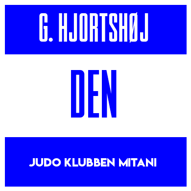 Rygnummer for Gustav Hjortshøj