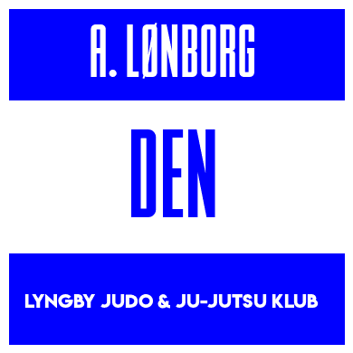 Rygnummer for August Oliver Søborg Lønborg