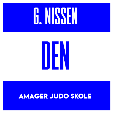 Rygnummer for Gustav Vadstrup Nissen