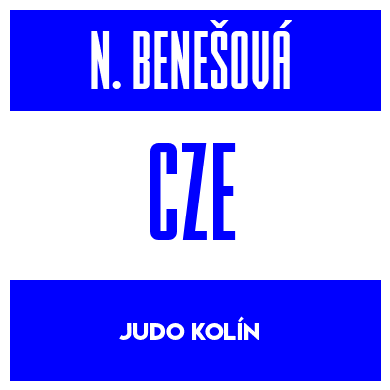 Rygnummer for Nela Benešová