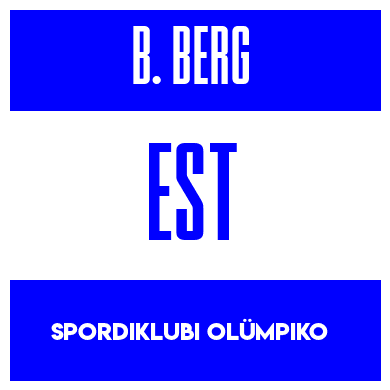 Rygnummer for Bert Berg