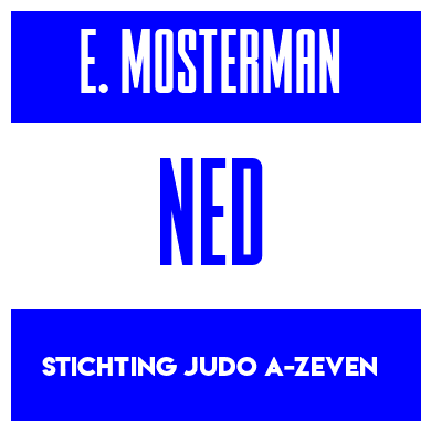 Rygnummer for Ellemiek Mosterman