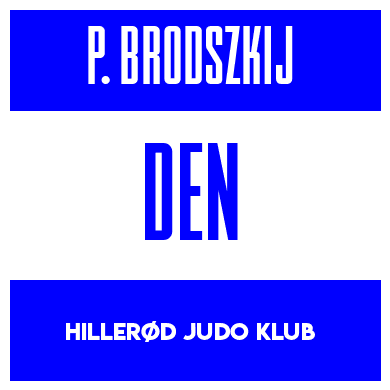 Rygnummer for Patrik Brodszkij